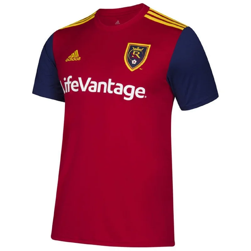 Men's Embroidered Detail Casual Shirts in Beige for a Touch of EleganceAdidas Mens Real Salt Lake Jersey