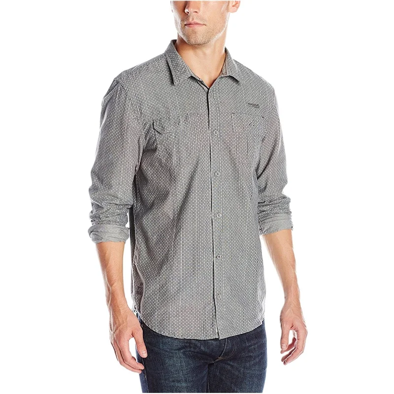 Men's Tailored Fit Checkered Casual Shirts in Multicolor for a Smart - Casual EnsembleBuffalo David Bitton Mens Long Sleeve Button Up Shirt, Grey, Small