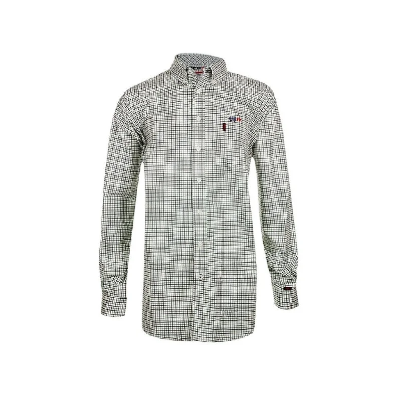 Men's Moisture - Wicking Performance Fabric Casual Shirts for Outdoor ActivitiesCinch Work Shirt Men Cowboy Long Sleeve WRX FR Button White WLW3001015