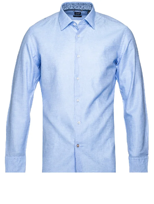 Men's Organic Cotton Casual Shirts with a Soft Handfeel for Everyday ComfortHank Soft Business Shirt Aqua