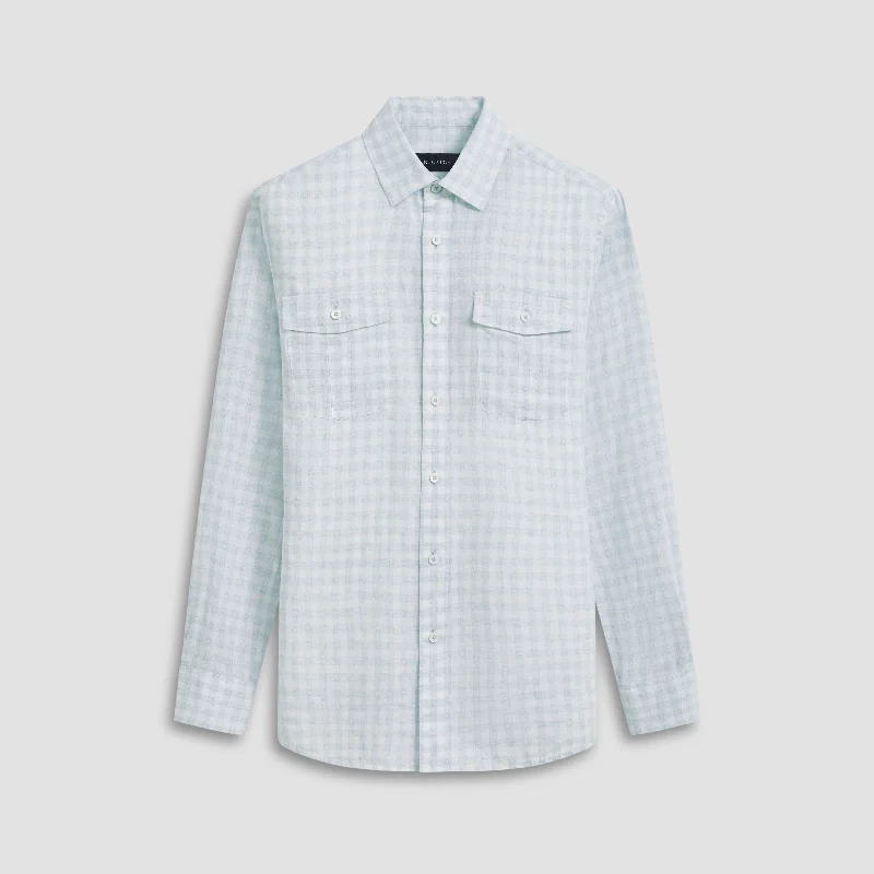 Men's Tailored Fit Checkered Casual Shirts in Multicolor for a Smart - Casual EnsembleJasper Gingham Check Shirt