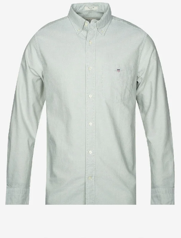 Men's Button - Down Oxford Casual Shirts in Crisp White for a Classic and Versatile StyleRegular Oxford Shirt Milky Matcha