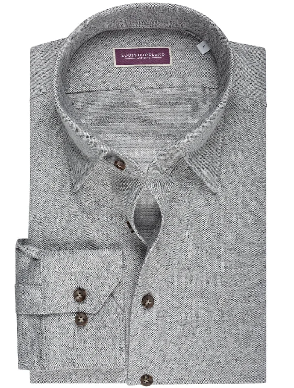 Men's Tailored Fit Checkered Casual Shirts in Multicolor for a Smart - Casual EnsemblePique Shirt Grey