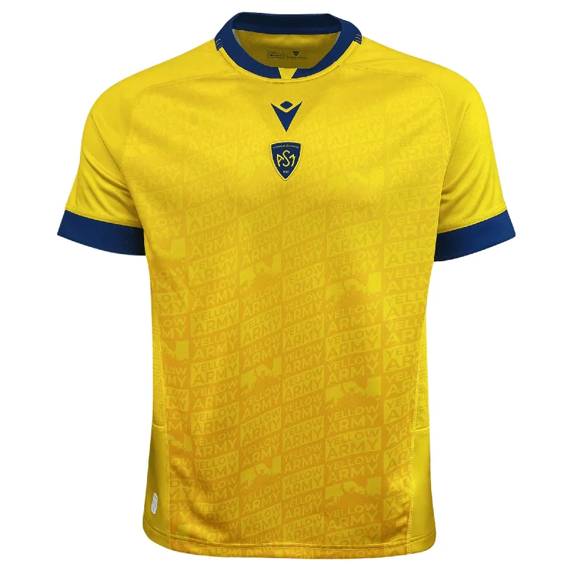 Men's Throwback Rugby Jerseys of Historic Matches and Teams for Rugby History BuffsASM Clermont Auvergne Home Jersey  23/24 by Macron