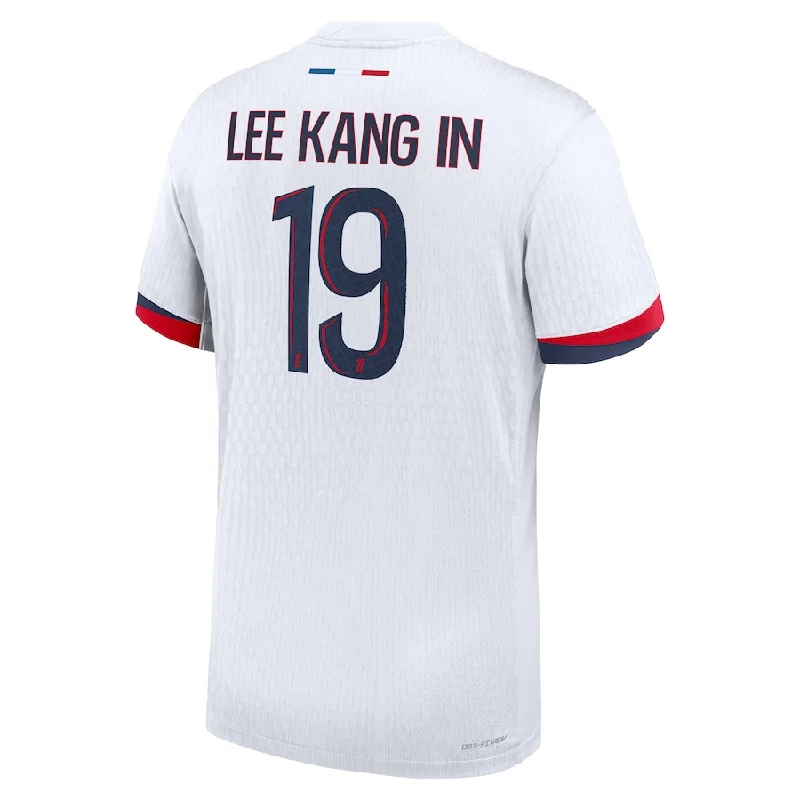 Men's Football Jerseys with Embroidered Club Badges for a Premium and Authentic AppealNike Paris Saint-Germain Authentic Lee Kang In Away Jersey 24/25 (White/Midnight Navy)