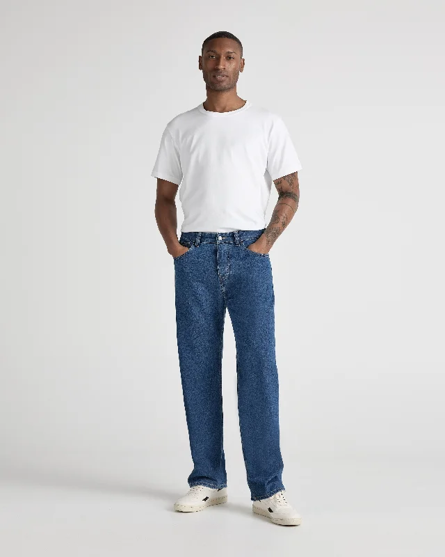 Men's Low - Rise Jeans in a Light Wash for a Casual and Youthful LookAlex Mid Loose - Medium Stone