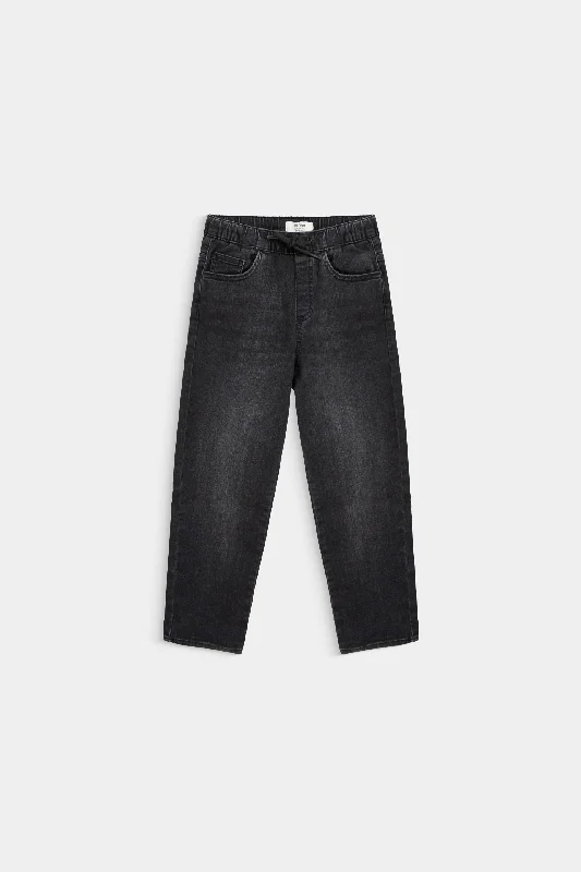 Men's High - Waisted Jeans in a Medium Wash for a Vintage - Style RevivalBalloon Fit Jeans