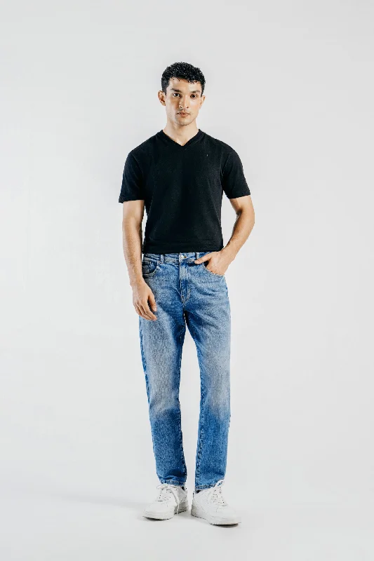 Men's Jeans with a Frayed Hem for a Casual and Effortless StyleSlim Fit Jeans