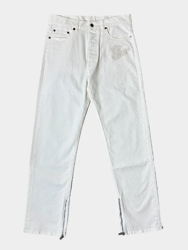 Plus Size Men's Bootcut Jeans with a Belt Loop Upgrade for a Stylish TouchJeans Zipper Detail