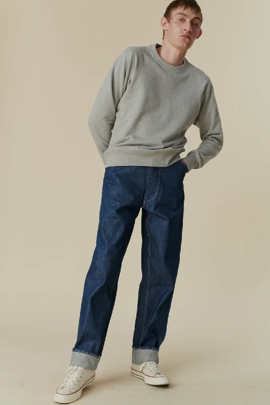 Men's Jeans with a Button - Fly for a Traditional and Classic AestheticMen's Chore Jean - Blue