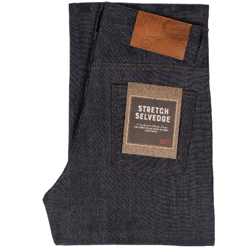 Men's Jeans with a Hidden Coin Pocket for Added ConvenienceStrong Guy - Stretch Selvedge