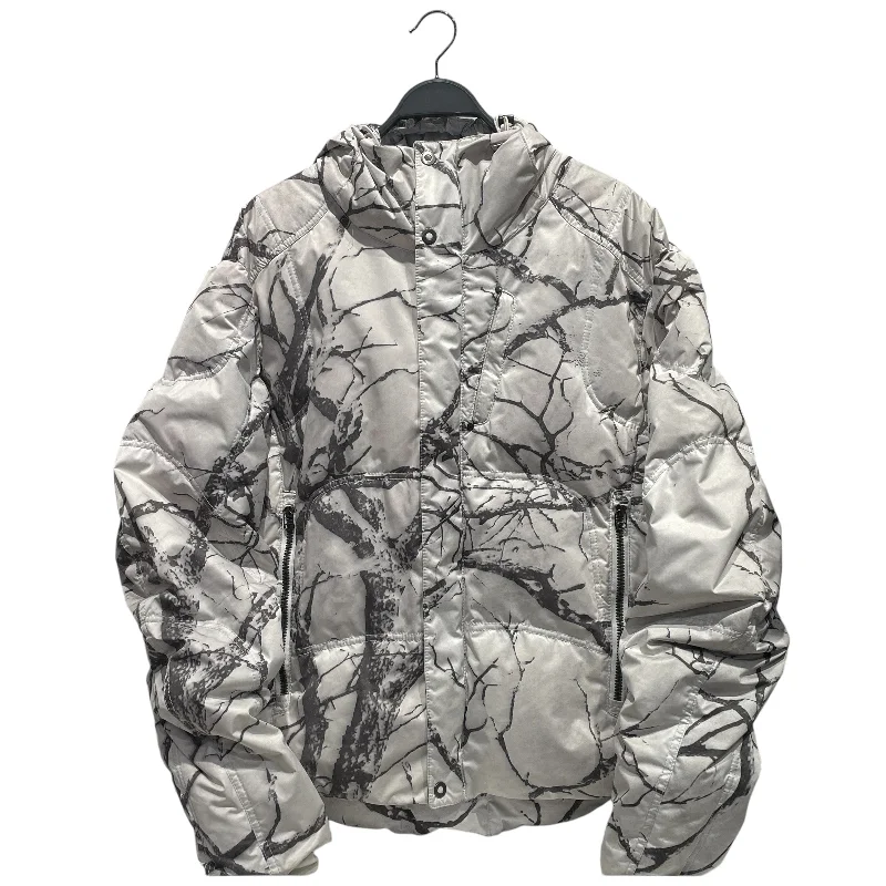 KRU/Puffer Jkt/M/Polyester/GRY/All Over Print/MARBLE