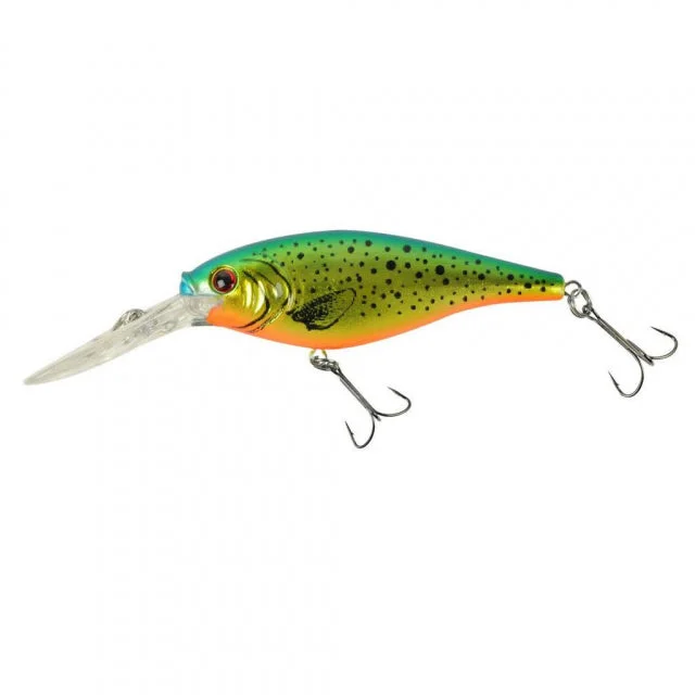 Flicker Shad | 1/2 oz | 3 1/2in | 9cm | 4 | 11'-13' | 3.4m-4.0m | Model #FFSH9M-SGS