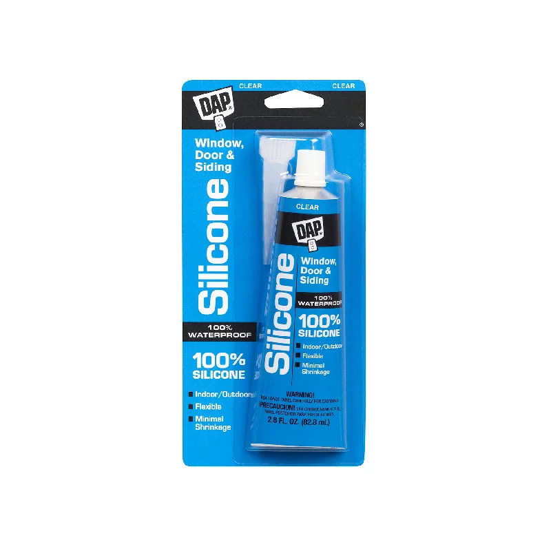 100% Silicone All Purpose Sealant - 2.8 oz. Clear