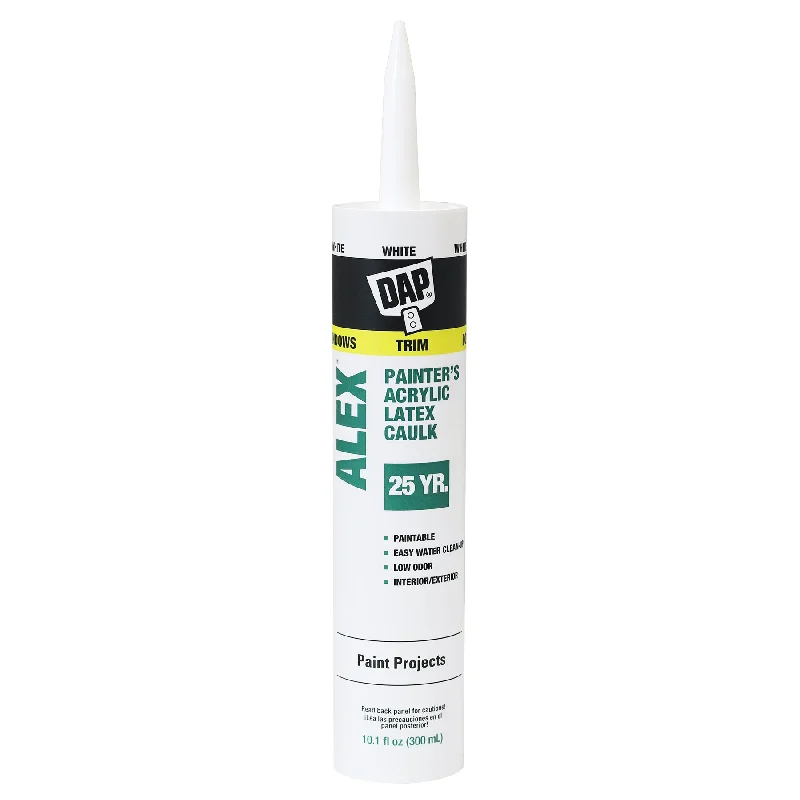 ALEX Painter's Acrylic Latex Caulk - White 10.1 oz.