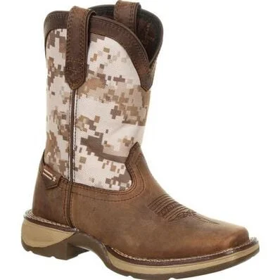 Kids' Lil' Rebel By Durango Desert Camo Western Boot