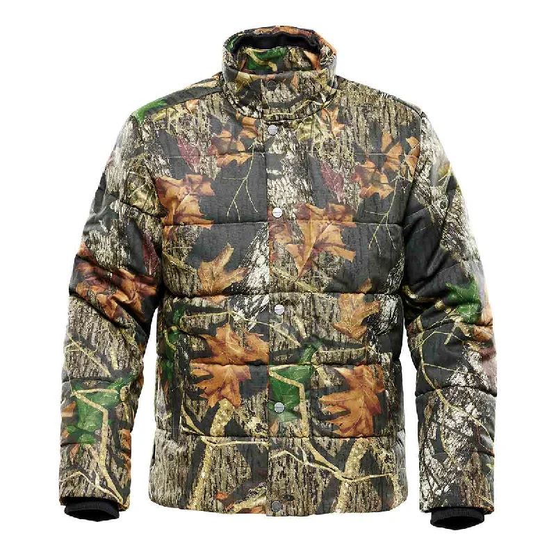 Hooded men jackets with a detachable faux - fur trim for added warmthMen's Hamilton HD Thermal Jacket (Mossy Oak® New Break-Up) - WXC-1