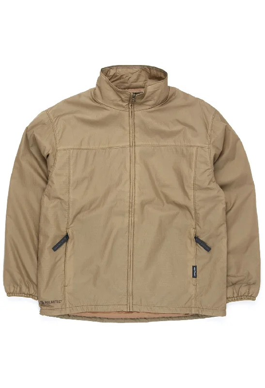 Bomber men jackets with ribbed cuffs for a classic 80s styleWild Things Men's Polar Alpha Jacket - Khaki