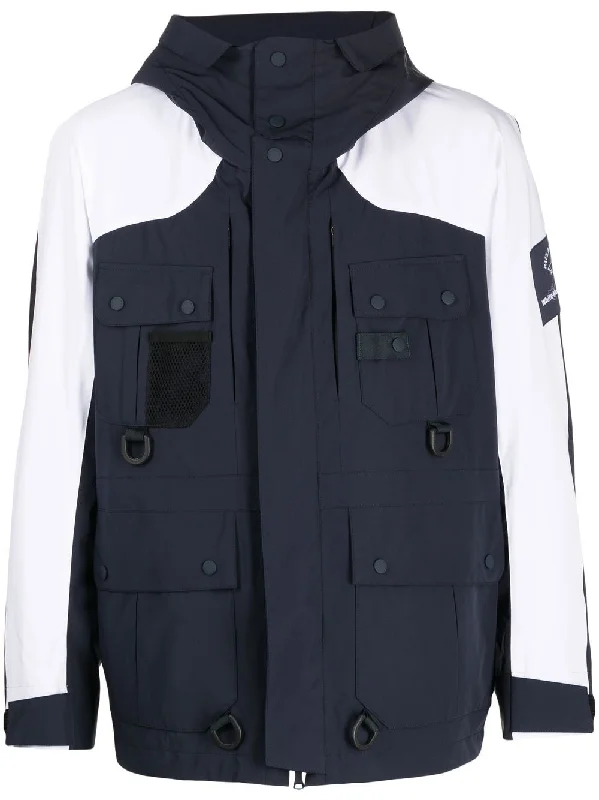 Men jackets with a zip - off sleeves to convert to a vestMultiple Pockets Hooded Jacket