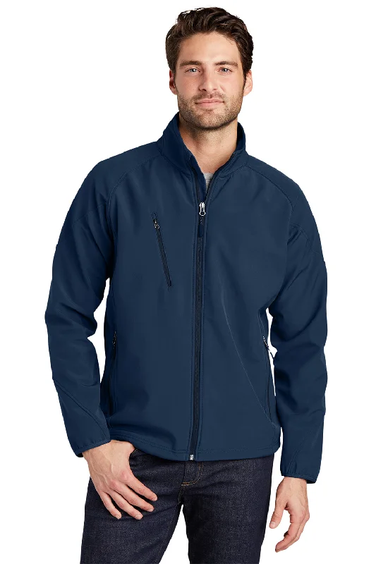 Windbreaker men jackets with UV protection for outdoor activitiesPort Authority Mens Wind & Water Resistant Full Zip Jacket - Insignia Blue