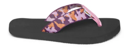 Kids' Kauai Flip Camo Sandal - Purple Multi