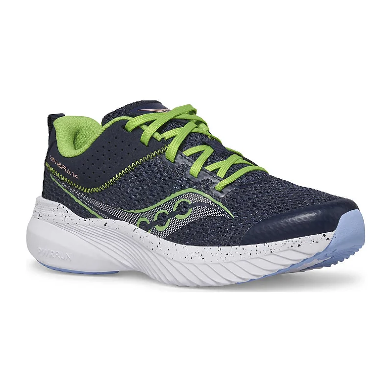 Kids' Kinvara 14 Sneaker - Navy/Green