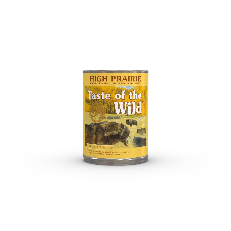 High Prairie Canine Recipe with Bison in Gravy - 13.2 OZ Can