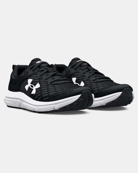 Kids' Grade School UA Assert 10 Running Shoe - Black/White