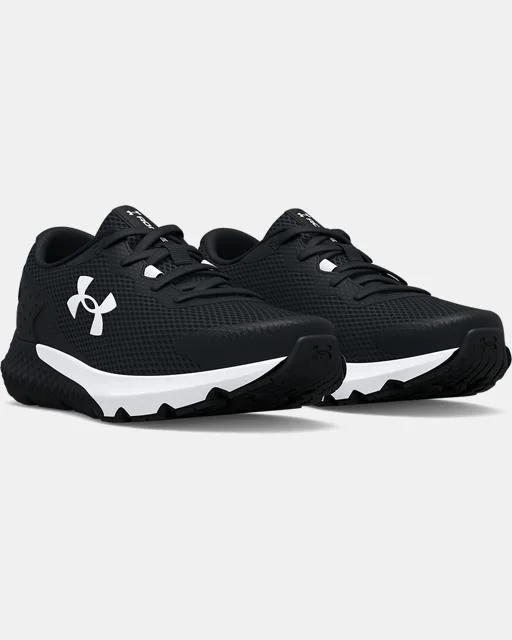 Kids' Pre-School UA Rogue 3 AL Running Shoe - Black/White