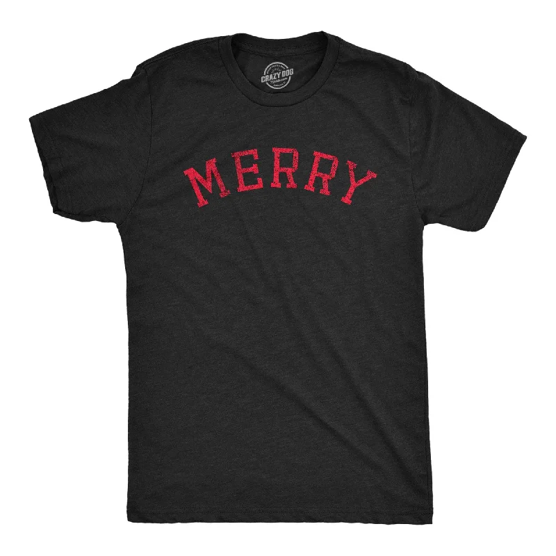 Men's eco - friendly recycled t - shirts for sustainable fashion choicesMerry Men's T Shirt