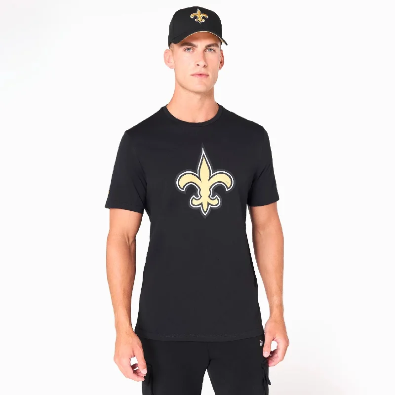 Men's moisture - wicking athletic t - shirts for intense workoutsNew Orleans Saints NFL Black T-Shirt