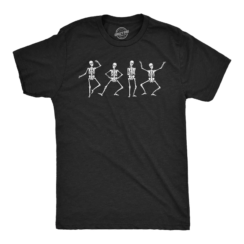 Men's eco - friendly recycled t - shirts for sustainable fashion choicesSkeletons Dancing Men's T Shirt