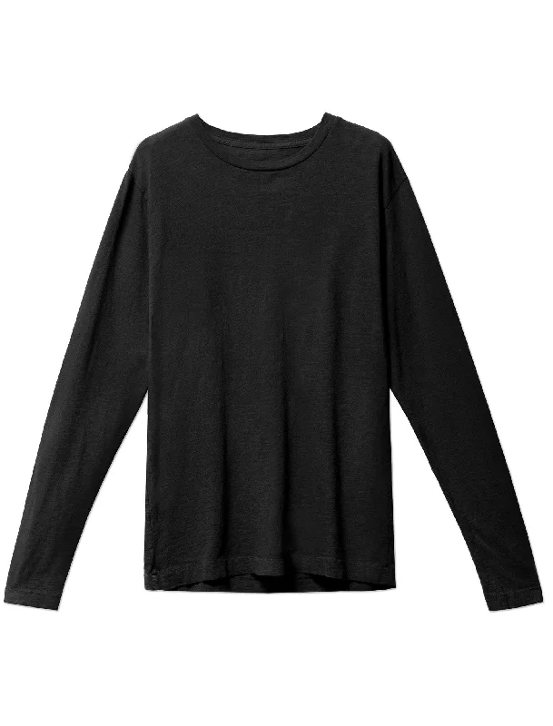 Men's v - neck muscle t - shirts for a body - building aestheticNoah Long Sleeve Black