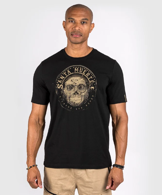 Men's antimicrobial t - shirts for odor - free freshness during travelVenum Santa Muerte Dark Side - T-shirt - Black/Brown