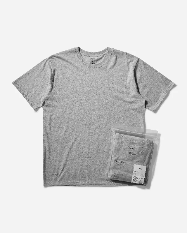 Men's mock - neck t - shirts with a modern and sleek styleMen's Skivvies 3-Pack T-Shirt Grey