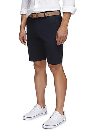 Men's wide - leg linen blend shorts for a relaxed beachside vibeAriel Short - Navy