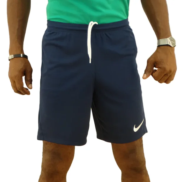 Men's flat - front chino shorts for semi - formal summer eventsBV6855410, Nike, Park III - Men's Dri-Fit Slim Fit Shorts - Navy Blue