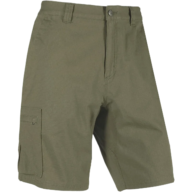 Men's button - fly denim work shorts for durability on the jobMen's Flint Utility Short Classic 10"