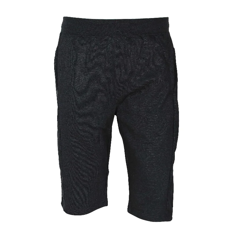 Men's side - stripe track shorts for a sporty running lookMEN BERMUDA KNITED