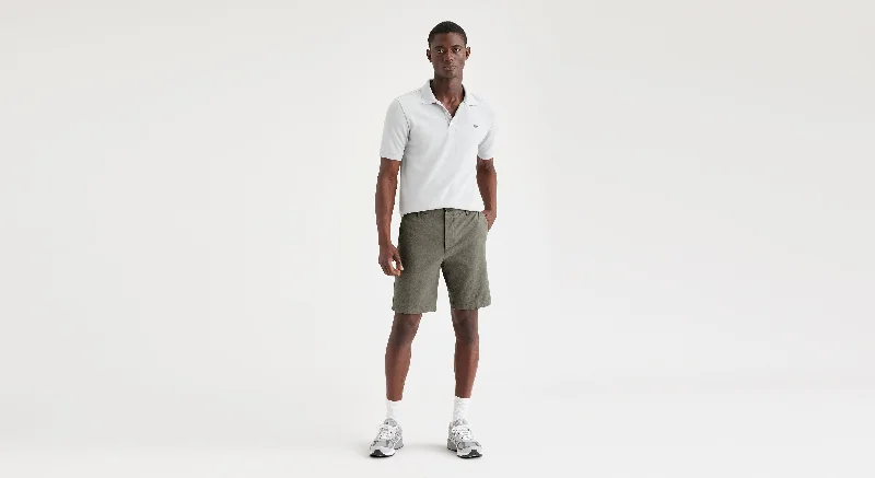 Men's zip - pocket canvas shorts for added functionality during travelMen's Supreme Flex Modern Chino Short