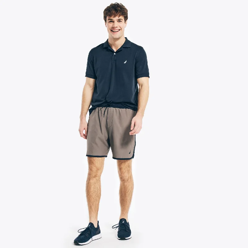 Men's floral print silk blend shorts for a unique night - out lookNautica Mens 7.5" Navtech Short