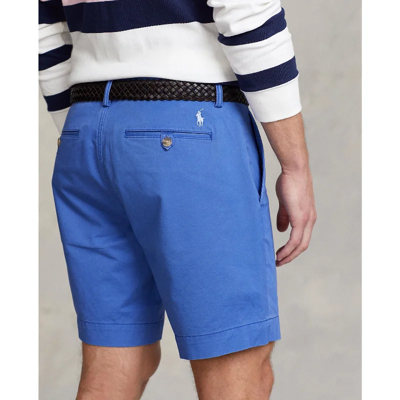 Men's button - fly denim work shorts for durability on the jobPolo Ralph Lauren - 8 Inch Stretch Chino Short - Liberty Blue