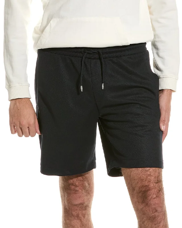 Men's distressed cotton shorts for a bohemian - inspired styleReiss Malin Short