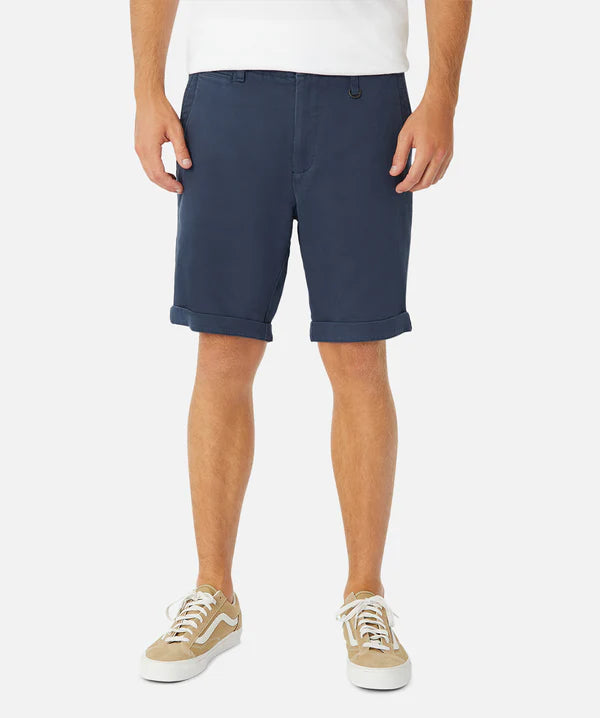 Men's neon - colored athletic shorts for high - visibility workoutsIndustrie - The Rinse Drifter Short - Mid Indigo