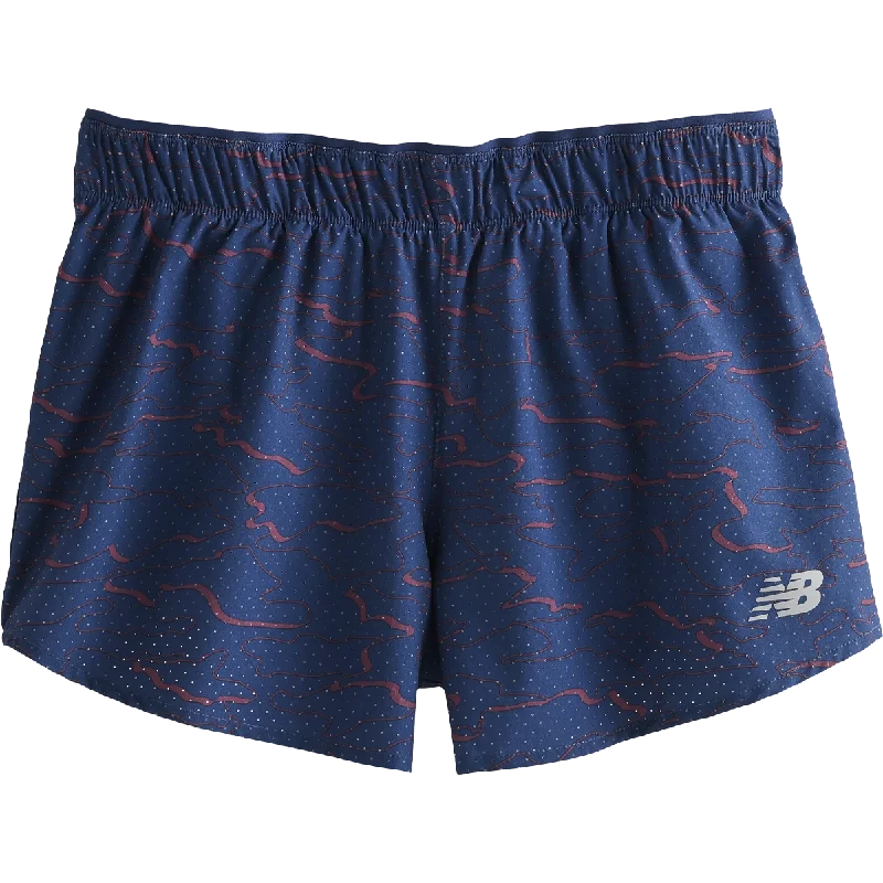 Men's adjustable - length convertible shorts for versatile useWomen's NB RC Seamless Printed 3" Short